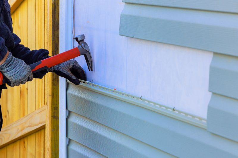 Close-up of Vinyl Siding Panel